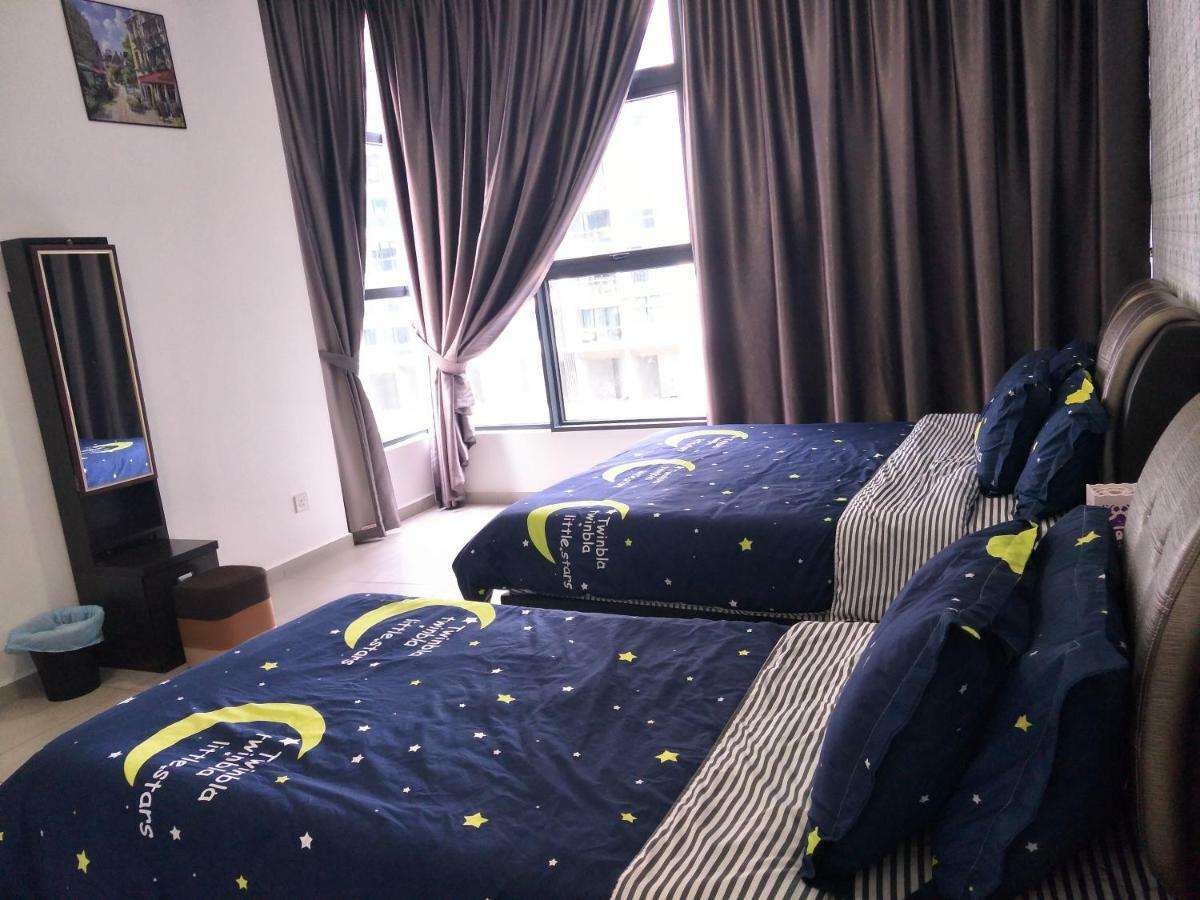 1100 négyzetméteres, 2 hálószobás, 2 saját fürdőszobával rendelkező Apartman Melaka városközpont te Kültér fotó